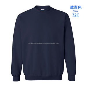 Sudadera sólida de alta calidad logotipo impreso personalizado Unisex hombres mujeres sudaderas con capucha de lana suéter - Product Image 2