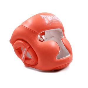 Protection de tête de boxe professionnelle réglable à vente chaude, protège-tête de boxe personnalisé en cuir véritable, protection faciale - Product Image 5