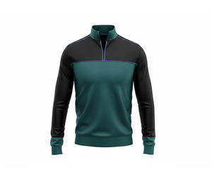 Custom Athletic Quarter Zip <b>Jacket</b> – OEM ODM Manufacturer for <b>Men</b> Women Youth Sportswear Quick Dry Team <b>Pullover</b> - Product Image 4