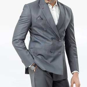 Costumes formels pour hommes, coupe ajustée, ensemble de costume d'affaires, blazer et pantalon, qualité supérieure, tissu doux, taille et couleur sur mesure, vente en gros - Product Image 6