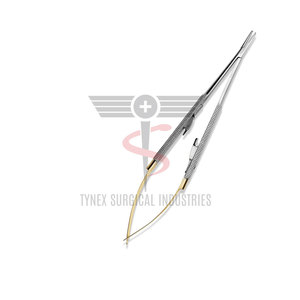 Ensemble de micro-pince à aiguilles, ciseaux et pincettes Castroviejo en acier inoxydable, instrument chirurgical manuel de précision réutilisable - Product Image 4