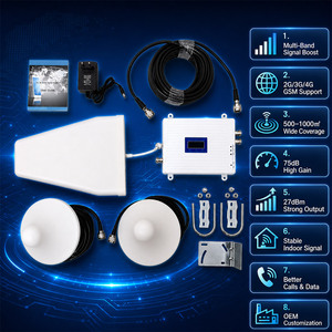 Amplificateur de signal mobile extérieur tri-bande 2G/3G/4G 900/1800/2100Mhz pour répéteurs et amplificateurs de réseaux GSM LTE 5G - Product Image 2