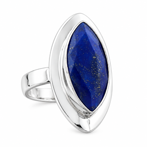 Lapis Lazuli Handmade <b>Silver</b> <b>Ring</b> <b>Boho</b> Western Statement Gemstone Jewelry Fashion <b>Ring</b> for Women Wholesale - Product Image 6