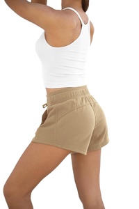 Factory Made Women's High-Waisted Quick Dry Summer Casual <b>Shorts</b> Athletic <b>Sports</b> Gym Yoga Fitness Activewear <b>Shorts</b> <b>With</b> <b>Pockets</b> - Product Image 5