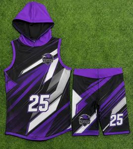 Uniformes de Flag Football / Paquete de 7 Jugadores, Casco Acolchado, Guantes de Fútbol 7V7, Impresos y Transpirables - Product Image 1