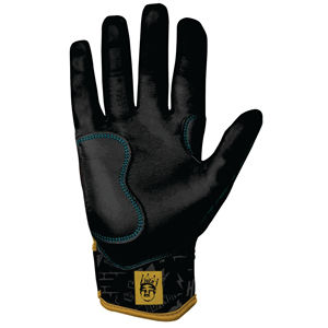 ถุงมือตีเบสบอล SHAHI IMPEX Luca Black หนัง Cabretta แท้ 100% สำหรับมือขวา ปิดด้วยแถบตีนตุ๊กแก ทนทาน น้ำหนักเบา สวมใส่สบาย - Product Image 2
