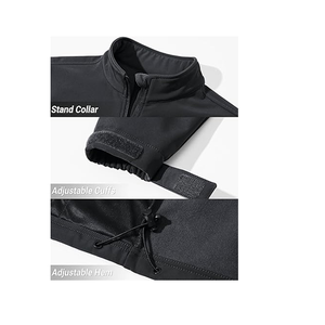 Men's Lightweight Softshell Jacket Fleece <b>Lined</b> Waterproof Tactical Rain Zip Up Winter <b>Coat</b> Windbreaker Casual - Product Image 6