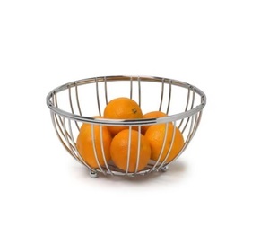 Golden Finishing Metal Wire Fruit <b>Basket</b> Style Iron Art Storage Bowl for Kitchen Countertop & Dining <b>Table</b> Decor In Lowest Price - Product Image 1