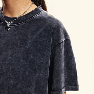 Camiseta Corta Informal para Mujer, Tejido de Algodón Suave, Cuello Redondo, Manga Corta, Corte Regular Cómodo, Camiseta Corta Básica y Elegante para Mujer - Product Image 6