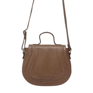 Sac à bandoulière vintage de haute qualité doux et somptueux grain de galet en cuir véritable avec pompon fabriqué en haut fournisseur indien - Product Image 1