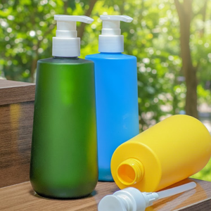 ขวดพลาสติก HDPE สำหรับบรรจุภัณฑ์น้ำหอม แชมพู ครีมอาบน้ำ พิมพ์โลโก้ตามขนาดที่ต้องการ พร้อมหัวปั๊มโลชั่นสำหรับเครื่องสำอาง รีไซเคิลได้ - Product Image 6