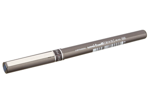 Stylo gel UB-155 0,5 mm en plastique noir, rouge, bleu, écriture fluide, papeterie japonaise - Product Image 3