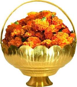 Kasa Holzer - Elegante Cesta Decorativa de Latón Hecha a Mano con Asa para Frutas, Ideal para Mesa de Comedor y Hogar - Product Image 6