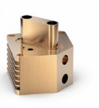 Bloque de distribución neumático/hidráulico mecanizado por CNC - Product Image 3