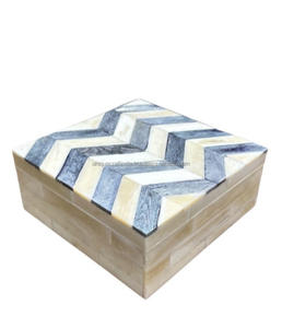 Caja de almacenamiento con incrustaciones de hueso hechas a mano de primera calidad | Elegante caja de recuerdo vintage | Organizador de joyas decorativas y regalos - Product Image 6