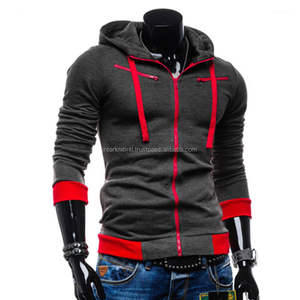 Sudadera con capucha deportiva de invierno para hombre, con cremallera completa, corte regular, transpirable, para gimnasio, entrenamiento y ejercicio. - Product Image 6