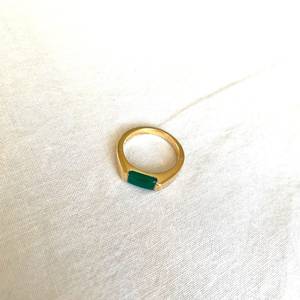 Bague empilable classique en onyx vert naturel, argent sterling plaqué or, pour fêtes et festivals, bijoux faits à la main, fournisseur en gros - Product Image 6