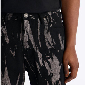 Nouveaux shorts en jean pour hommes de haute qualité 2024, nouveaux shorts en jean déchirés sur mesure pour hommes avec un look usé - Product Image 3