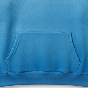 Sudadera con Capucha Personalizada, Ecológica, Antiarrugas, Transpirable, Talla Grande, de Algodón, Color Azul Rey, con Bolsillo Canguro - Product Image 2