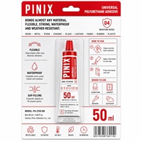 Lem Poliuretan Industri 50ml Tahan Air Transparan untuk Kayu, Kulit, Perbaikan Sepatu, Konstruksi, OEM, Grosir