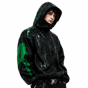Chaqueta Impermeable Cortavientos Térmica Hidrocrónica con Tecnología de Cambio de Color por Temperatura para Hombre - Product Image 5