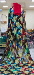 ชุดแต่งงานฟารันซาวีขายดี คุณภาพสูง ผ้าไหมแท้ 100% ระบายอากาศได้ดี พิมพ์ลายหลากสี ประดับคริสตัล ดีไซน์แบบดิรัก โซมาลี ทอแบบดั้งเดิม - Product Image 2