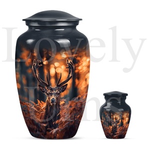 ภาชนะสำหรับเผาเถ้ากระดูกรูปกวางเป็นของที่ระลึกที่ระลึกสำหรับตกแต่ง - Product Image 4