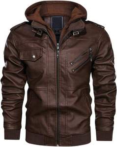 Nouvelle conception 2026 – Blouson d'hiver en cuir véritable pour homme – Fournisseur de blousons en cuir chauds de qualité supérieure - Product Image 1