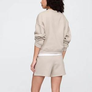 Ensemble de sport sexy côtelé asymétrique pour femme 2025 : Soutien-gorge et short de yoga - Product Image 2