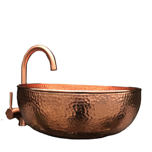 Lavabo de cobre hecho a mano, lavabo marroquí decorativo para baño, lavabo de cobre artesanal, lavabo de metal para baño - Product Image 6