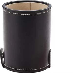 Gobelet à dés en cuir fait main de luxe avec design personnalisé, jeu de dés 10 pièces pour jeux de société et jeux vidéo, idéal pour les voyages - Product Image 2