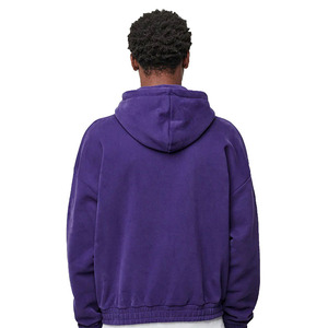 Sweat-shirt à capuche en polaire pour homme, coupe classique, couleur unie, manches longues, respirant, séchage rapide, hiver - Product Image 2