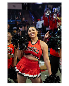 Uniformes de porristas para mujer de alta calidad, nueva camiseta de baile estampada a la moda al mejor precio - Product Image 1