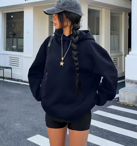 Sudadera con Capucha Holgada para Mujer con Gráfico de Letras de Diamantes de Imitación, Casual para el Día a Día, Térmica de Otoño - Product Image 2