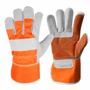 Guantes de Seguridad de Cuero Vacuno de Primera Calidad, Certificados CE, 11 oz, Antivibración, Resistentes al Calor, Antideslizantes, de Alta Seguridad - Product Image 4