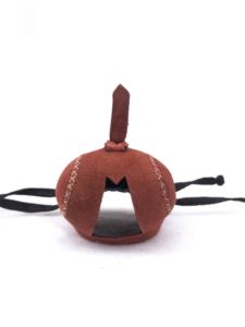 หมวกนกเหยี่ยวอาหรับทำมือ หนังทนทาน อุปกรณ์สำหรับฝึกนกเหยี่ยว หมวกนกเหยี่ยวอาหรับ หนังกลับ - Product Image 6