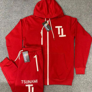 Nouveau design de survêtement de sport pour hommes, coupe ajustée, doublure en polaire, logo personnalisé, idéal pour le jogging et les entraînements - Product Image 6