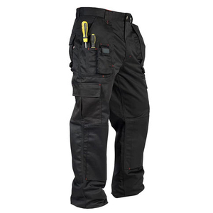 Pantalon de travail de chantier de la plus haute qualité, pantalon de sécurité routière multi-poches, coupe ajustée pour hommes, pantalon délavé pour garçons, OEM - Product Image 3
