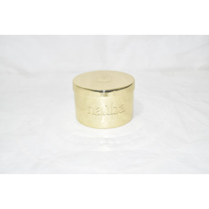 Luxury Mirror <b>Polished</b> Brass Candle Jar with Lid Golden Metal Candle Vessel for Scented Candles and Home Decoration Wholesale - Product Image 3