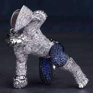 Joyería Hip Hop Plateada para Fans de Marvel: Colgante de Moissanita Helada de Hulk Verde de Los Vengadores - Product Image 3