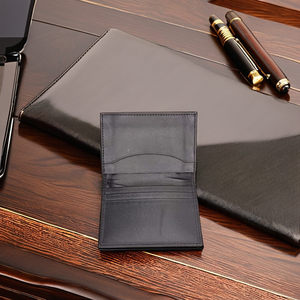 กระเป๋าสตางค์สั้นป้องกัน RFID ช่องใส่เหรียญ คุณภาพสูง พรีเมียม ใส่บัตรได้ ผู้ชาย หนังแท้ ซับในผ้าไหม รับผลิตตามแบบ (OEM) ขายส่ง - Product Image 2