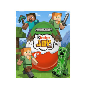 Auténticos Huevos de Chocolate Kinderr Joy Minecraft, Caja de Exhibición de 12 Unidades, 20g Cada Uno, con Código Exclusivo en el Juego, Pedido al por Mayor - Product Image 3