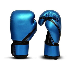 Guantes de Boxeo OEM Profesionales con Logotipo Personalizado, Guantes de Boxeo de Cuero PU Dorado, Guantes de Boxeo de Piel de Vaca para Muay Thai - Product Image 6