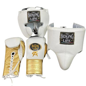 Ensemble de sparring professionnel en cuir de vachette véritable, personnalisable, séchage rapide, toutes couleurs disponibles, le plus vendu, « No Boxing No Life » - Product Image 5