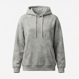 Sweat-shirt à capuche personnalisé en gros, design hiver, couleur pigmentée, effet soleil délavé, respirant, pour hommes et femmes, vêtements de sport - Product Image 1
