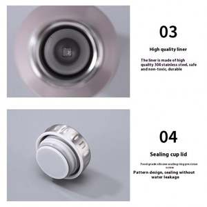 Termos prismáticos con aislamiento de doble pared a prueba de fugas, botella deportiva de acero inoxidable para agua - Product Image 4