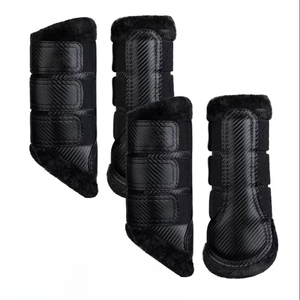 Botas de Protección para Caballos OEM Personalizadas con Soporte Completo para Tendones y Fetlock, Acolchado Absorbente de Impactos, Botas de Protección de Primera Calidad - Product Image 1