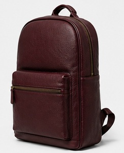 Black Genuine Leather Vintage Mens Business Travel Laptop <b>Backpack</b> <b>Waterproof</b> Anti-Theft Winter Polyester Zipper Portable - Product Image 4