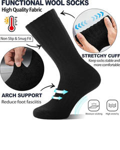 <b>Soft</b> Breathable <b>Men's</b> Ankle Dress <b>Socks</b> Cartoon Pattern Winter Offering comfort Elasticity Lasting Durability Sporty Quick Dry - Product Image 4