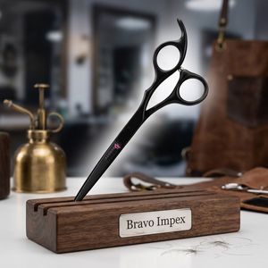 Premium <b>Barber</b> Shears Stainless Steel Hair Cutting Scissors Sharp Edge Smooth Cutting Comfortable Grip Tool High Hardness <b>Set</b> - Product Image 1